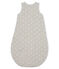 Gigoteuse bébé garçon en velours gris BELUGA/blanc MARSHMALLOW