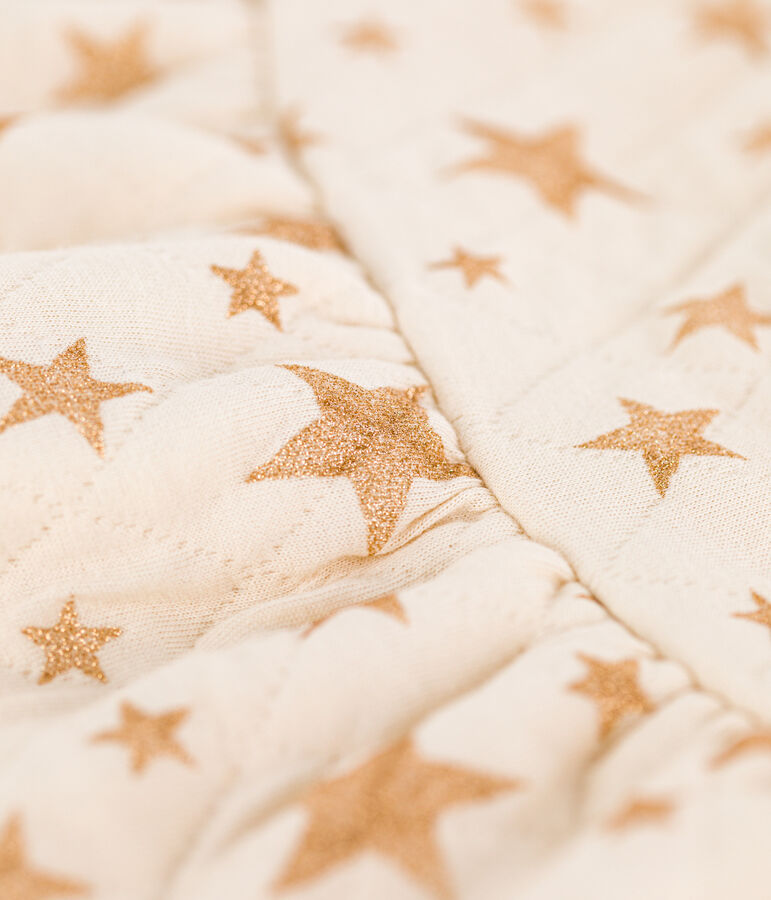 Jupe imprim&eacute;e en tubique enfant fille &eacute;cru AVALANCHE