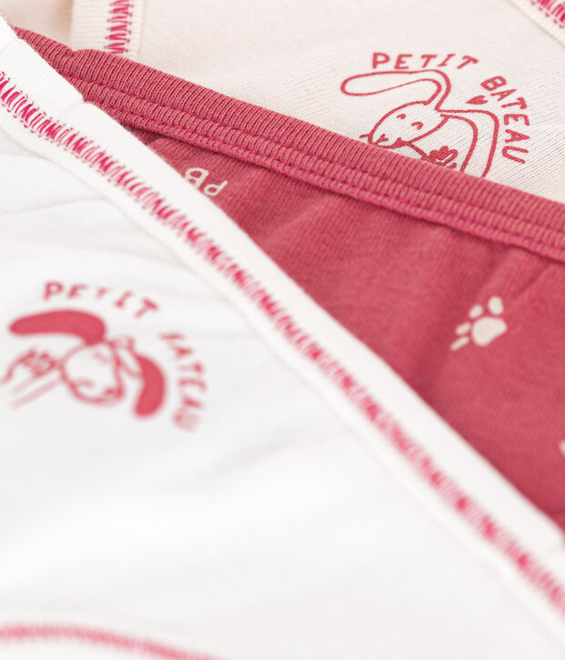 Lot de 3 culottes en coton multicouleur