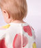 Sweatshirt b&eacute;b&eacute; en coton imprim&eacute; c&oelig;urs blanc/multicouleur