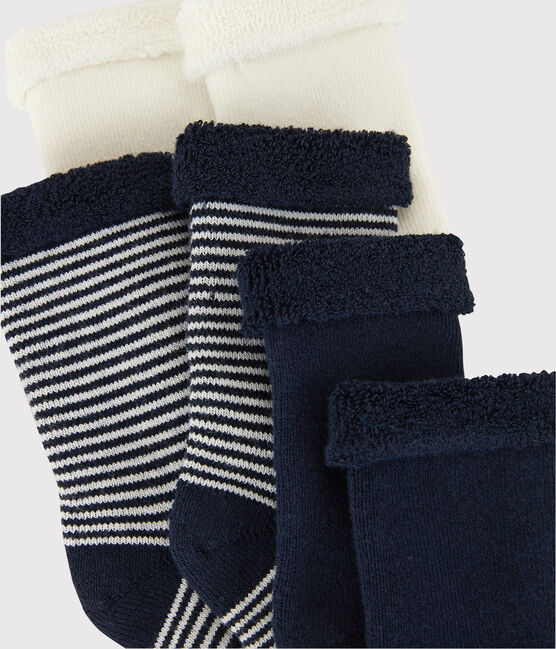 Trio de chaussettes bébé en tricot variante 3