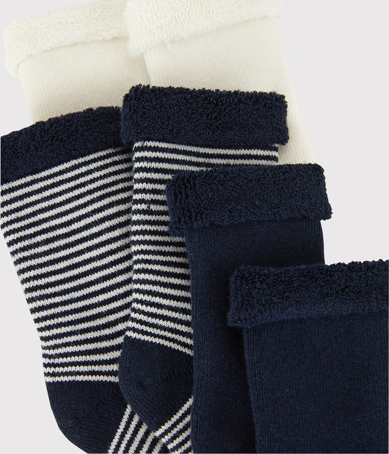 Trio de chaussettes b&eacute;b&eacute; en tricot variante 3