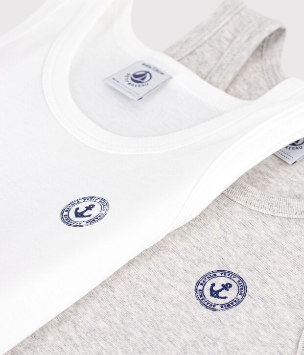 Lot de 2 d&eacute;bardeurs en coton multicouleur