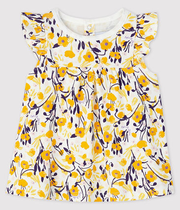 PETIT BATEAU - Blouse manches courtes bébé fille