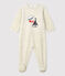 Dors-bien bébé uni beige en velours beige MONTELIMAR CHINE