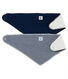 Lot de 2 bandanas-bavoirs bébé mixte
