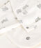 Lot 3 pièces en coton bébé blanc MARSHMALLOW/gris GRIS