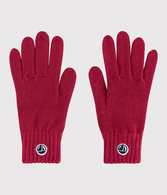 Gants enfant garçon-fille rose POPPY