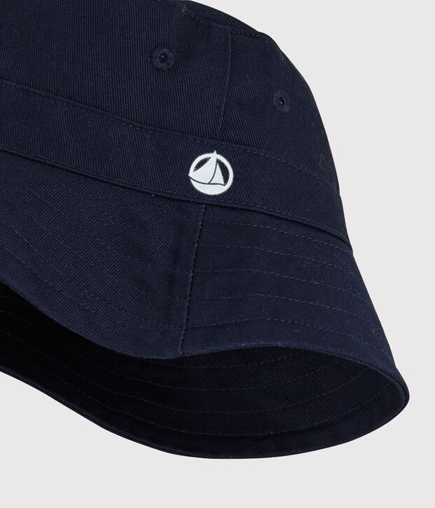 Bob en twill enfant mixte bleu marine