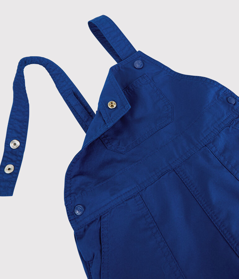 Salopette courte b&eacute;b&eacute; gar&ccedil;on bleu SURF