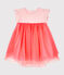 Robe body manches courtes bébé fille rose MINOIS