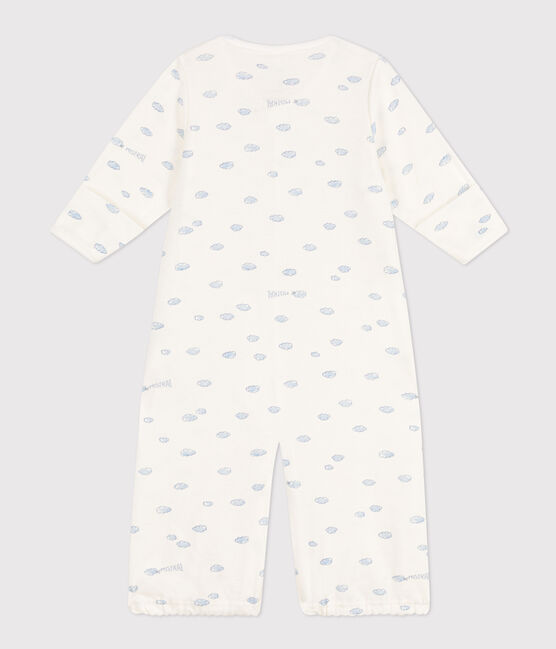 Combisac imprimé en coton blanc MARSHMALLOW/ EDNA