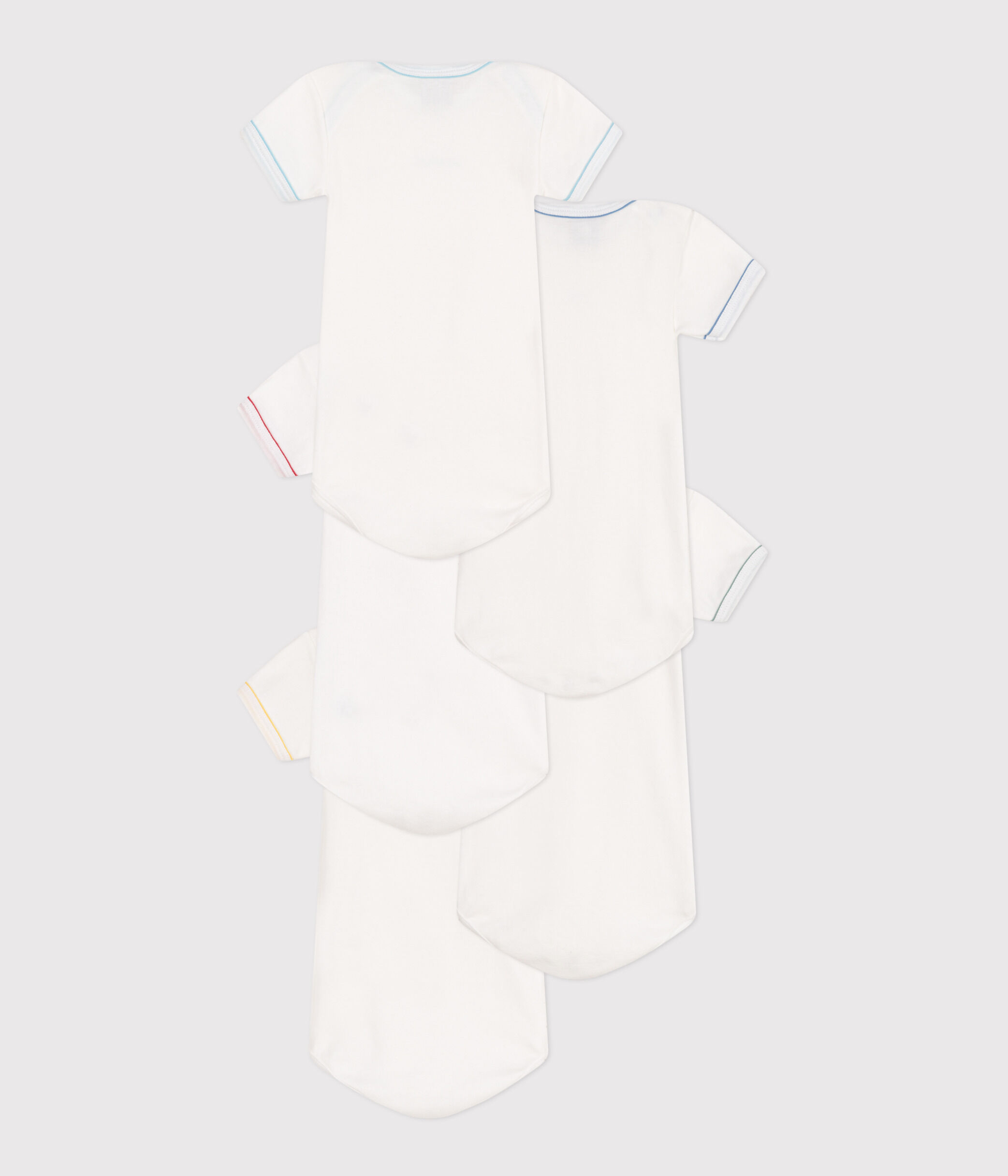 Lot De 5 Bodys Manches Courtes Pour Bébé Garçon – Confort Et Style Au Quotidien