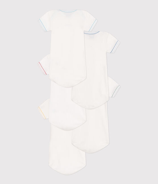 Lot De 5 Bodys Manches Courtes Pour Bébé Garçon – Confort Et Style Au Quotidien