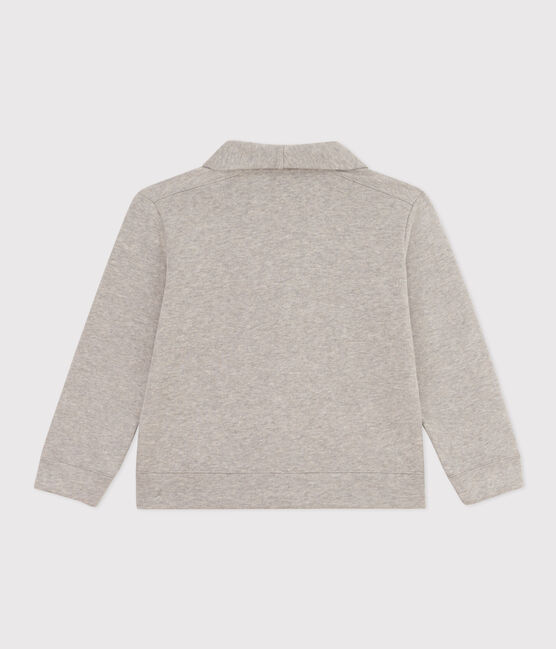 Cardigan en coton enfant garçon gris CHATON CHINE
