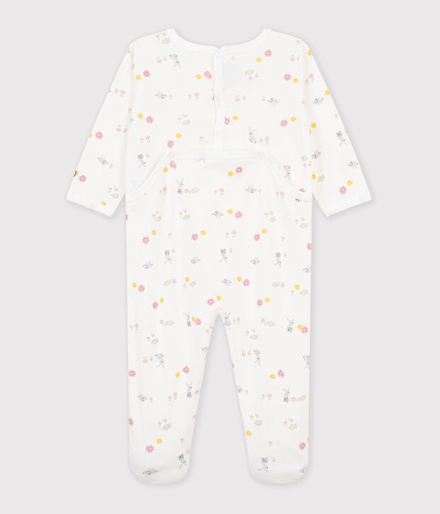 Dors bien en coton blanc/jaune/multicouleur