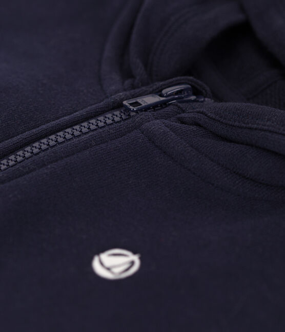 Sweatshirt à capuche bébé bleu SMOKING