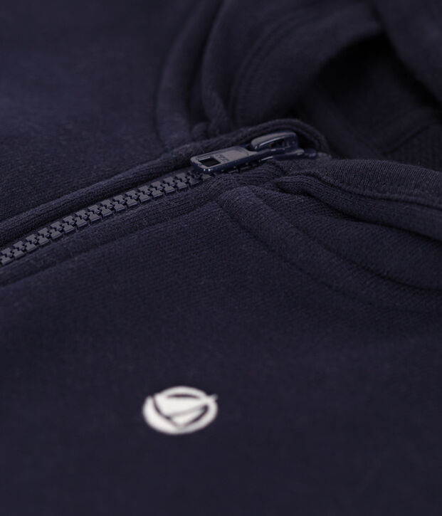 Sweatshirt &agrave; capuche b&eacute;b&eacute; bleu