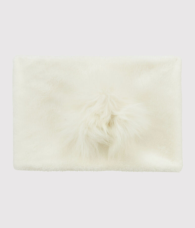 Snood enfant fille blanc MARSHMALLOW