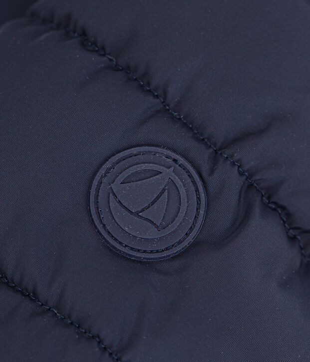 Doudoune doubl&eacute;e polaire b&eacute;b&eacute; bleu