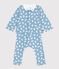 Ensemble 3 pièces bébé imprimé ours et son body brodé au col bleu ADRIATIC/ MULTICO