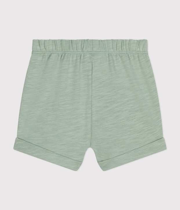 Short en jersey l&eacute;ger b&eacute;b&eacute; vert