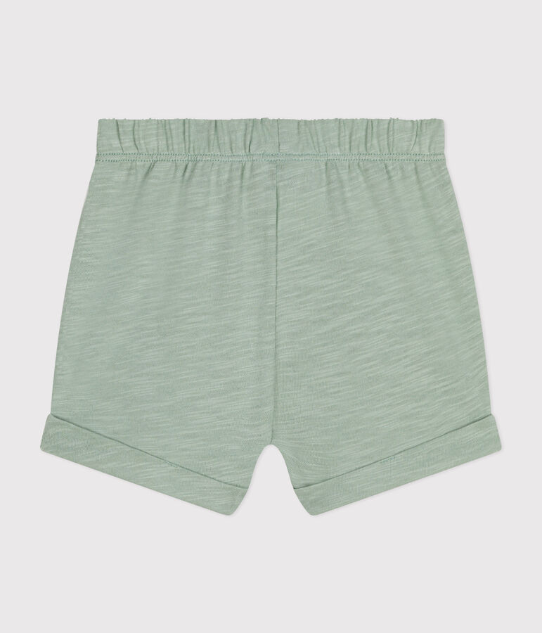 Short en jersey l&eacute;ger b&eacute;b&eacute; vert HERBIER