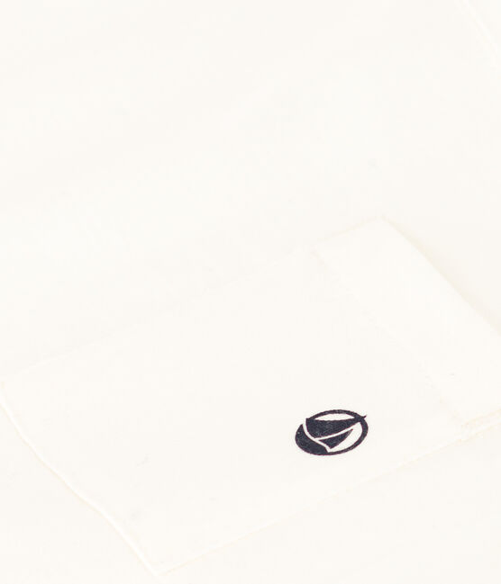 Tee-shirt manches courtes enfant garçon blanc MARSHMALLOW