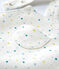Combicourt bébé en jersey double face en coton biologique blanc MARSHMALLOW/blanc MULTICO