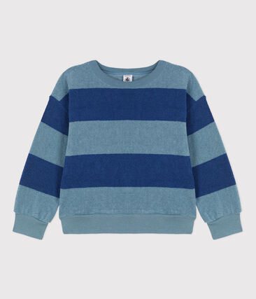 ESSENTIELS - Sweatshirt en bouclette éponge enfant fille / garçon