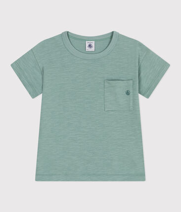 Teeshirt enfant en coton manches courtes uni