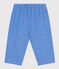 Pantalon bébé en gaze de coton bleu EDNA