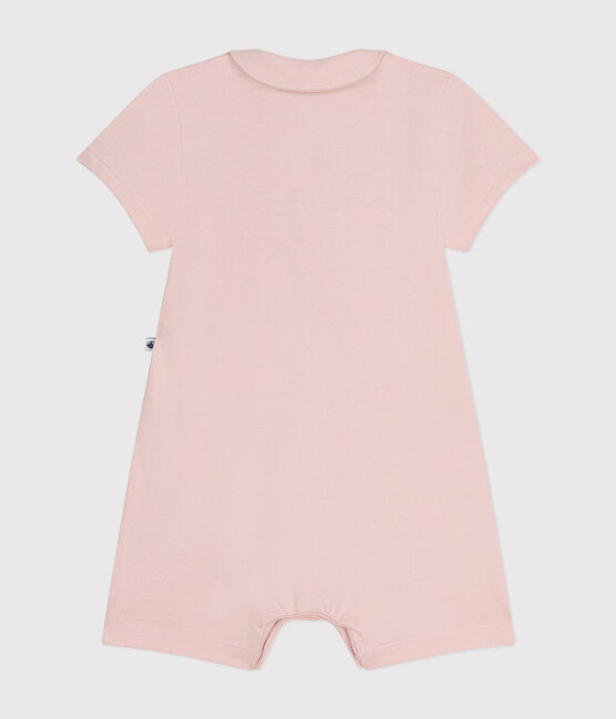 Combinaison courte en jersey léger bébé rose SALINE