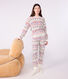 Pyjama femme en coton imprimé Noël