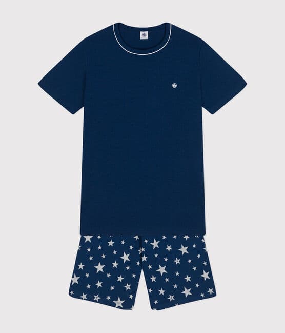Pyjama short en coton junior INCOGNITO/ MARSHMALLOW