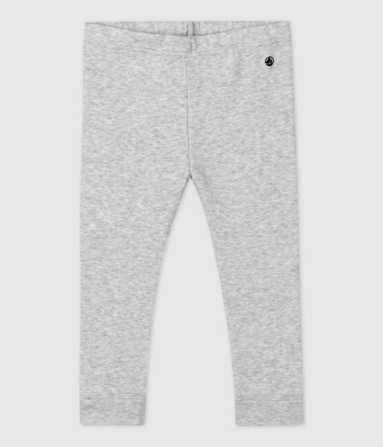 Legging en coton bio bébé gris BELUGA CHINE