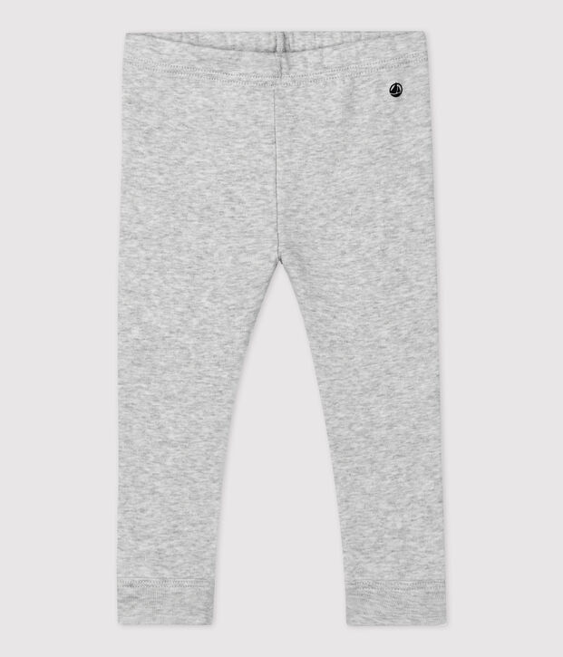 Legging en coton bio b&eacute;b&eacute; gris chin&eacute; clair