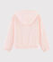 Sweatshirt à capuche enfant fille rose FLEUR