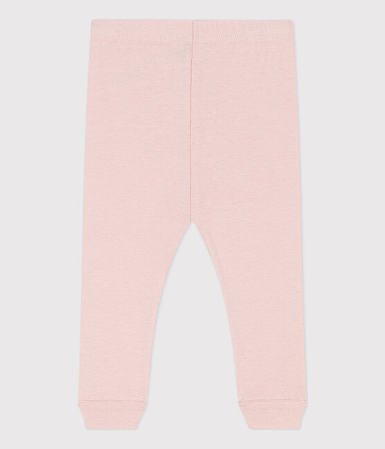 Legging en coton bébé rose SALINE
