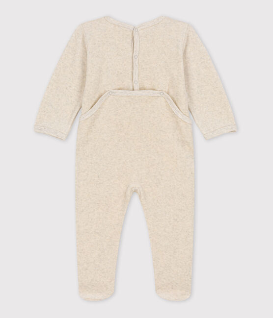 Dors-bien hiboux bébé en velours beige MONTELIMAR CHINE