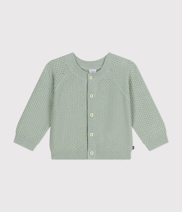 Cardigan en tricot de coton bébé