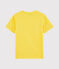 Tee-shirt enfant garcon jaune JAUNE