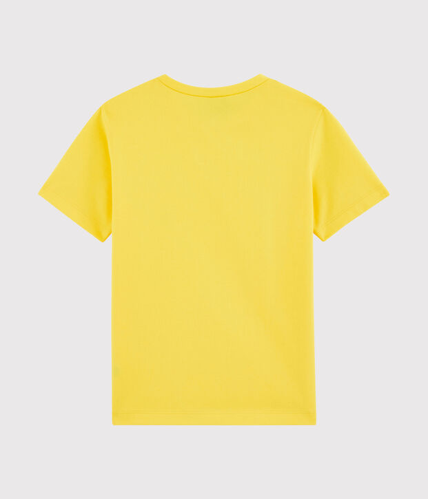 Tee-shirt enfant garcon jaune