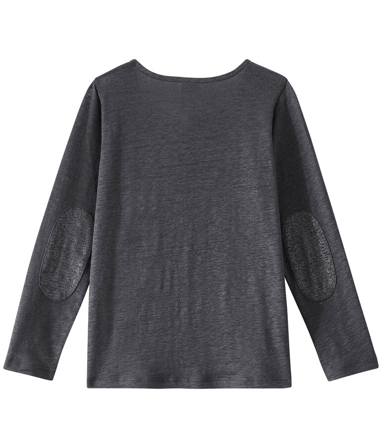 Cardigan enfant fille gris MAKI/gris ARGENT
