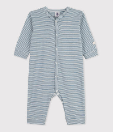 PETIT BATEAU - Dors-bien sans pieds milleraies bébé en coton