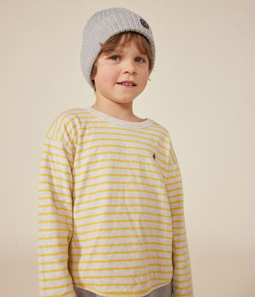 Tee-shirt manches longues en tubique enfant garçon