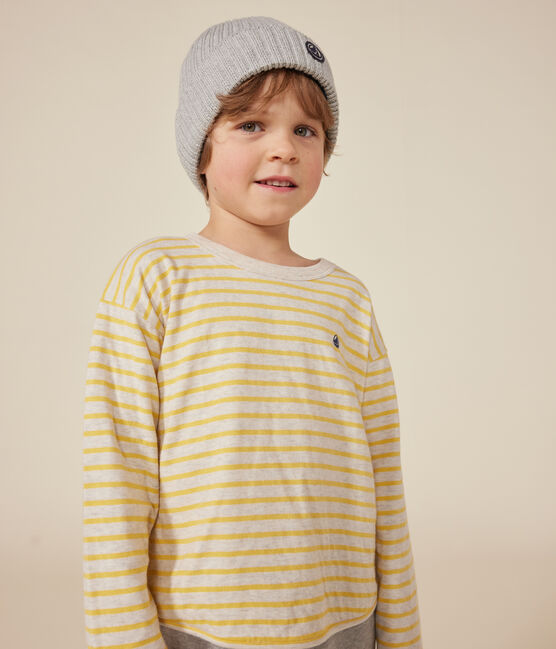 Tee-shirt manches longues en tubique enfant garçon MONTELIMAR/ DAISY