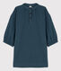 Robe manches longues gaze de coton enfant fille