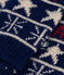Cardigan en tricot contenant de la laine bébé bleu MEDIEVAL/blanc MULTICO