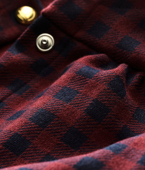 Cardigan vichy bébé fille rouge OGRE/bleu SMOKING